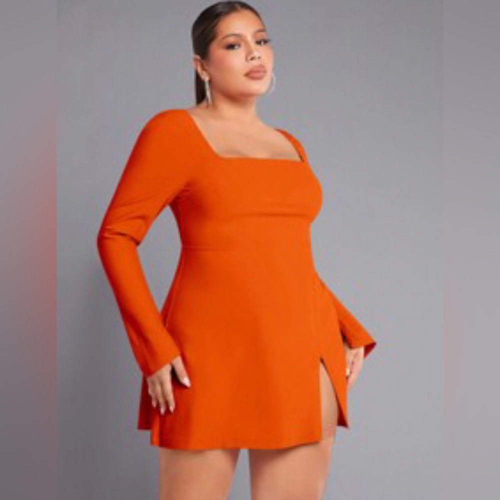 SHEIN Orange dress